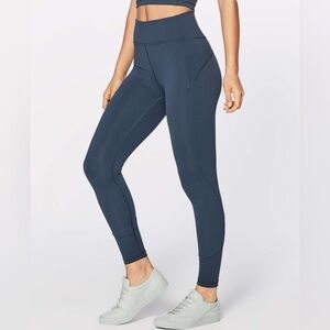 lululemon In Movement 7/8 (25”) Tight - size 8 MACH BLUE